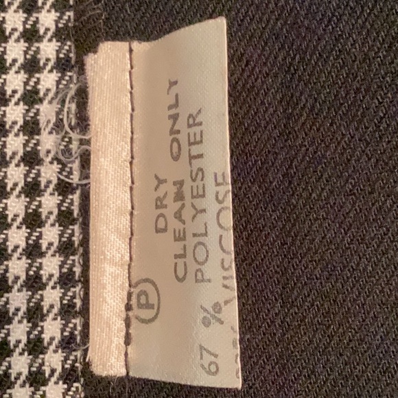 Vintage,custom made,UK 3/4 length houndstooth jacket by Sterling Cooper Sheridan - Picture 11 of 14